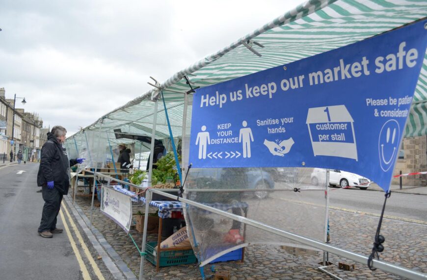 Safety first as Barnard Castle Farmers’ Market returns