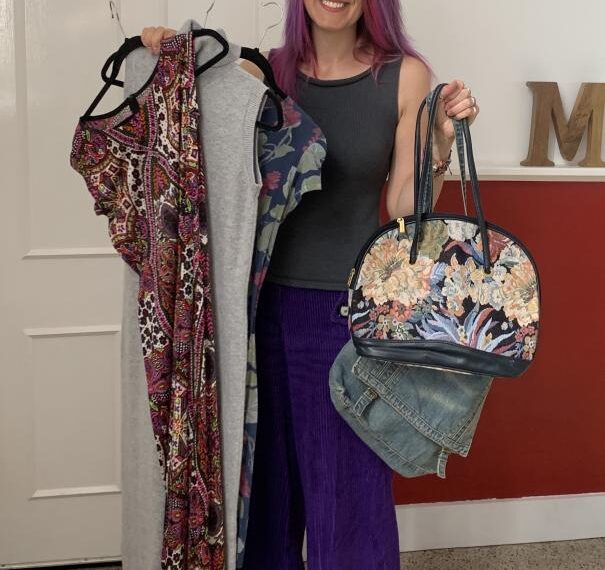 Leah helping people declutter both their homes and wardrobe