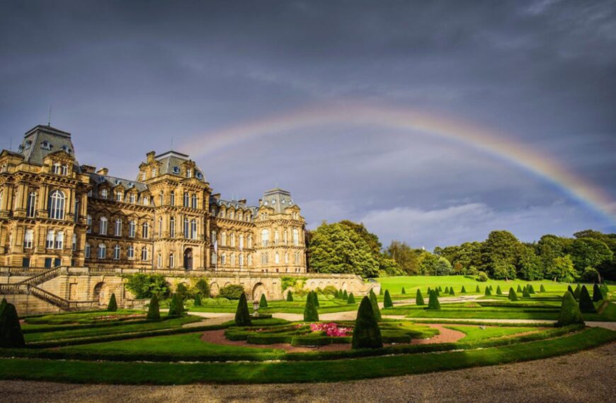 Grounds of The Bowes Museum…