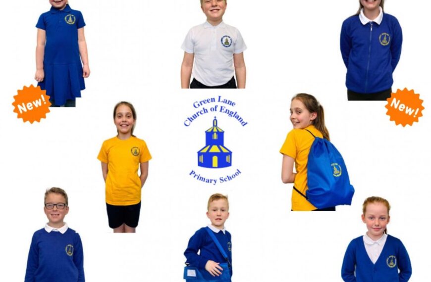 Children at Green Lane school model ethical range of school uniform