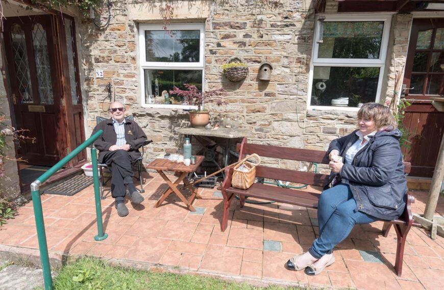 Doorstep visits offer a lifeline to the isolated