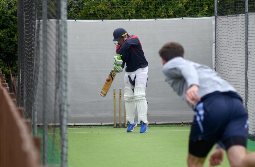 Players keeping their distance at&hellip;