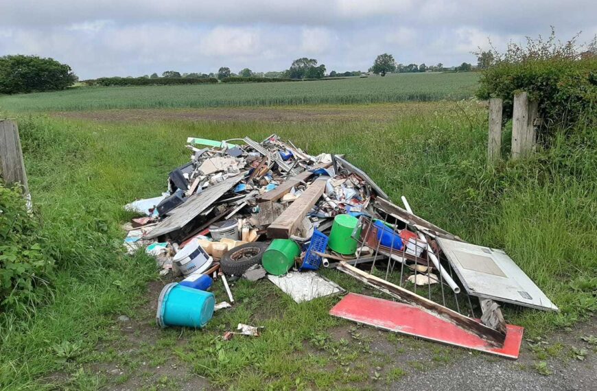 Farmer’s frustration as flytippers strike again