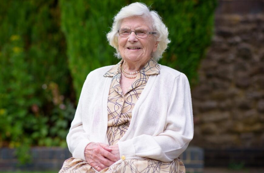 Former Aycliffe Angel celebrates 100th birthday