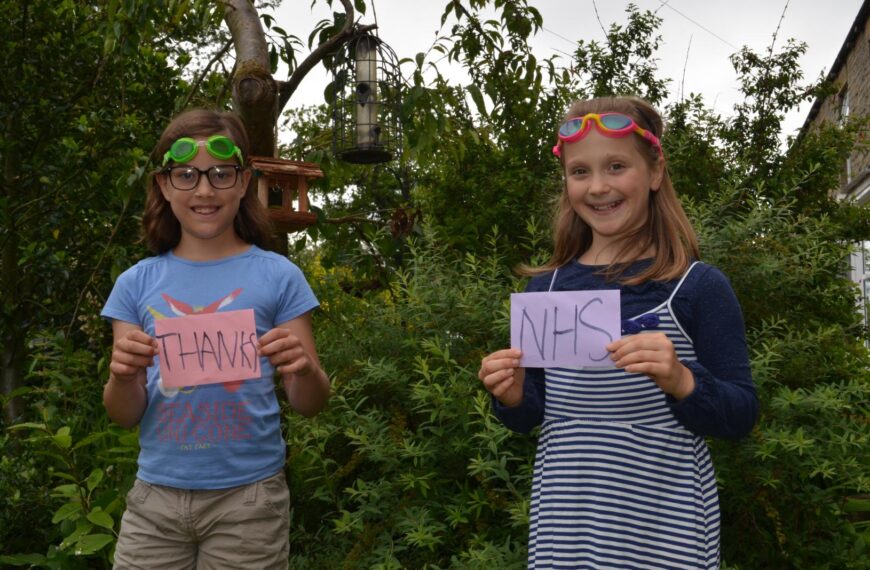 Girls’ sponsored river swim raises…