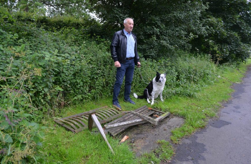 Motorists ‘using village road as…