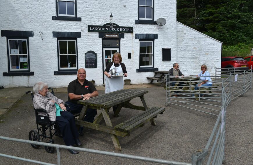 Flocking to the pub… Sheep&hellip;