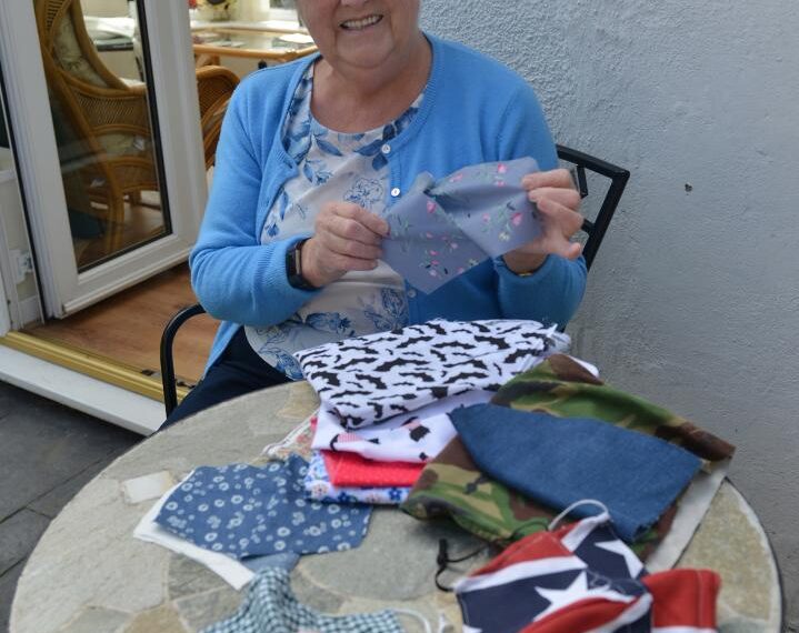 Caring Margarite’s mask making marvel