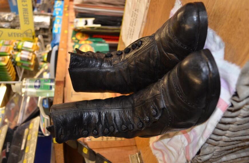 Barney’s own ‘Repair Shop’ reveal: century old boots now as good as new
