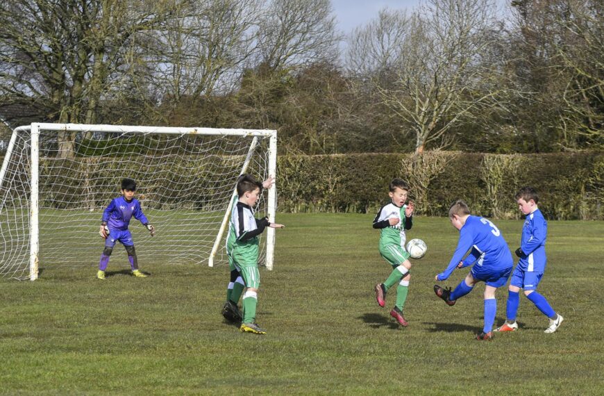 Barnard Castle’s junior footballers prepare…