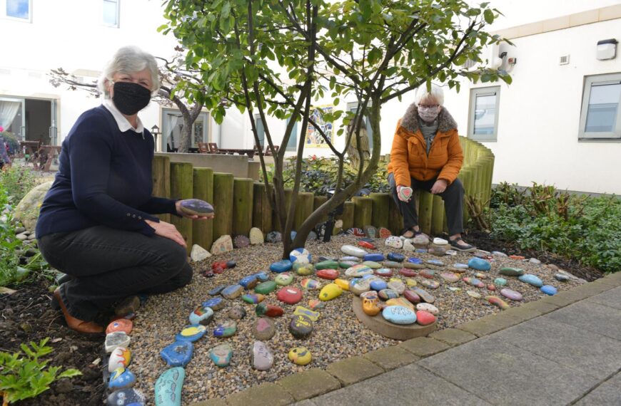 Lockdown art pebbles given a…