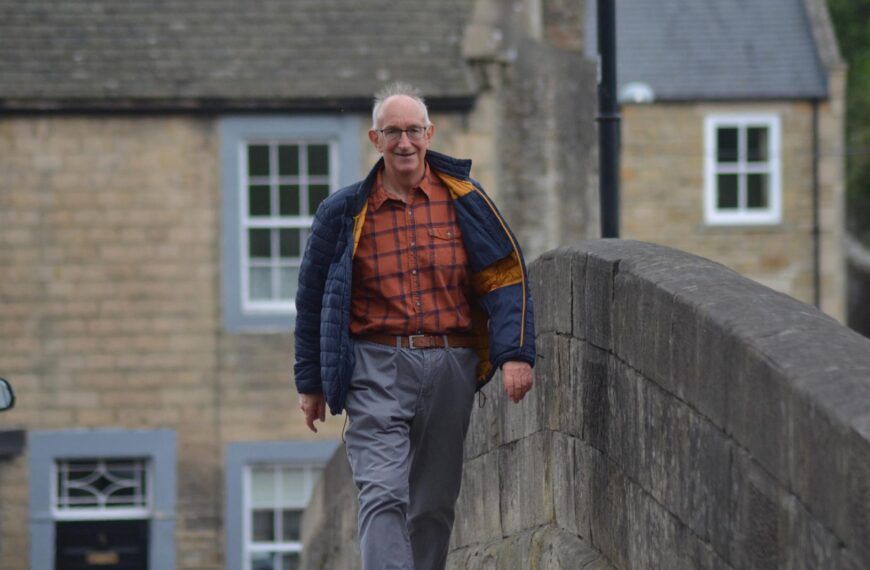 Peter ends walking quest fitter…