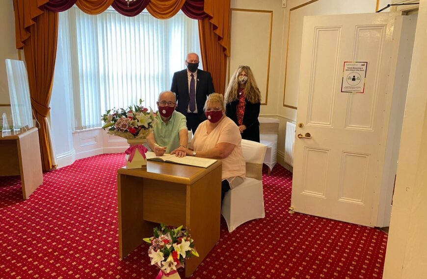 Couple’s wedding is saved at&hellip;