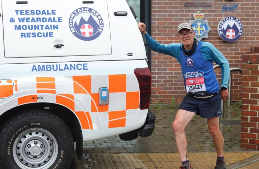 Born-again runner Eddie Peat goes…