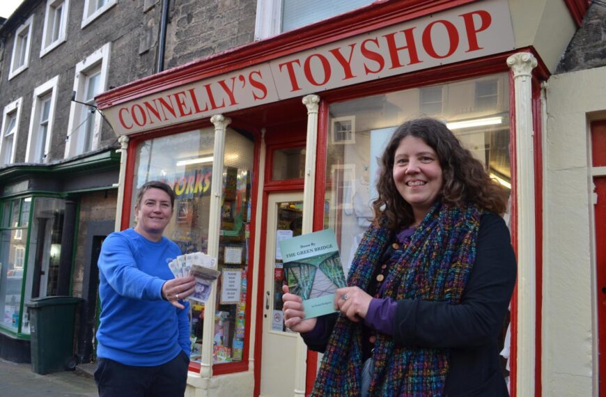 Author’s donation supports dale community…