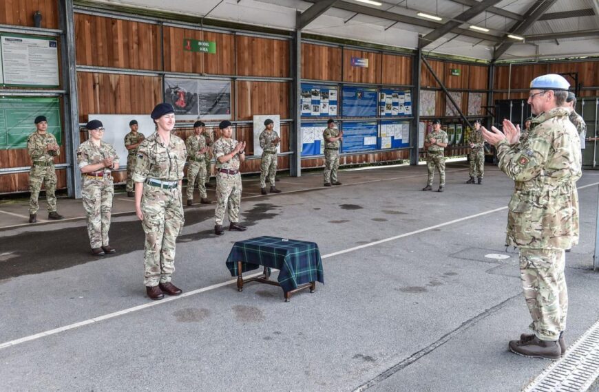 Award for Army captain ‘on&hellip;