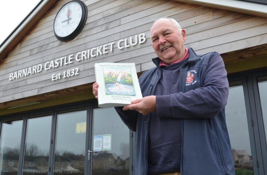 President’s labour of love charts life and times of Barnard Castle Cricket Club