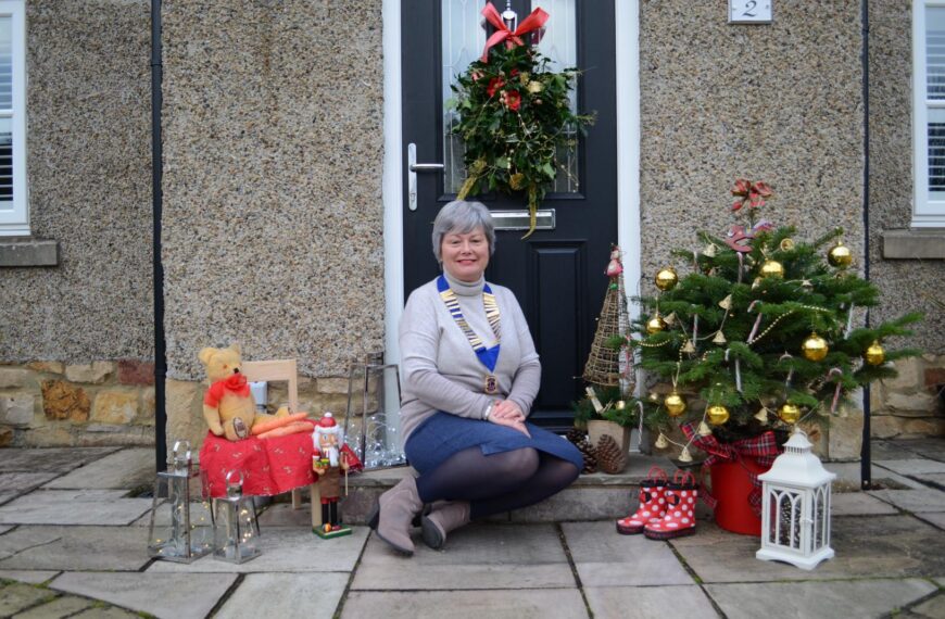 Town Christmas tree trail launched