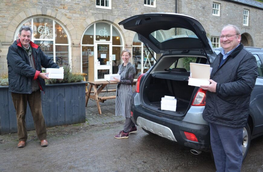 Bringing cheer to isolated Teesdale…