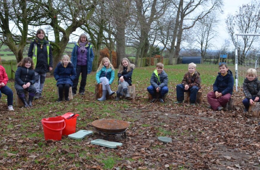 Forest school puts smiles on…