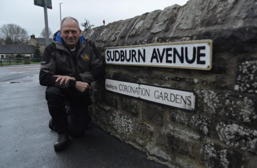 Graham does his bit for village