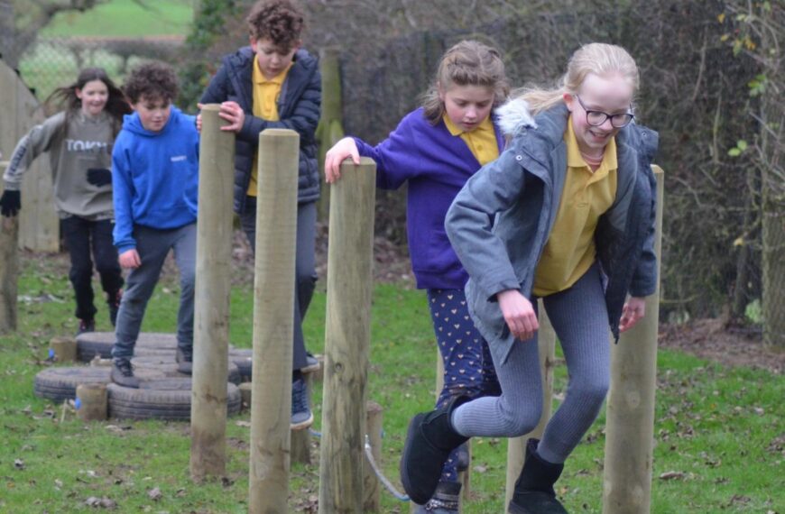 New outdoor play kit is a hit with Ingleton pupils