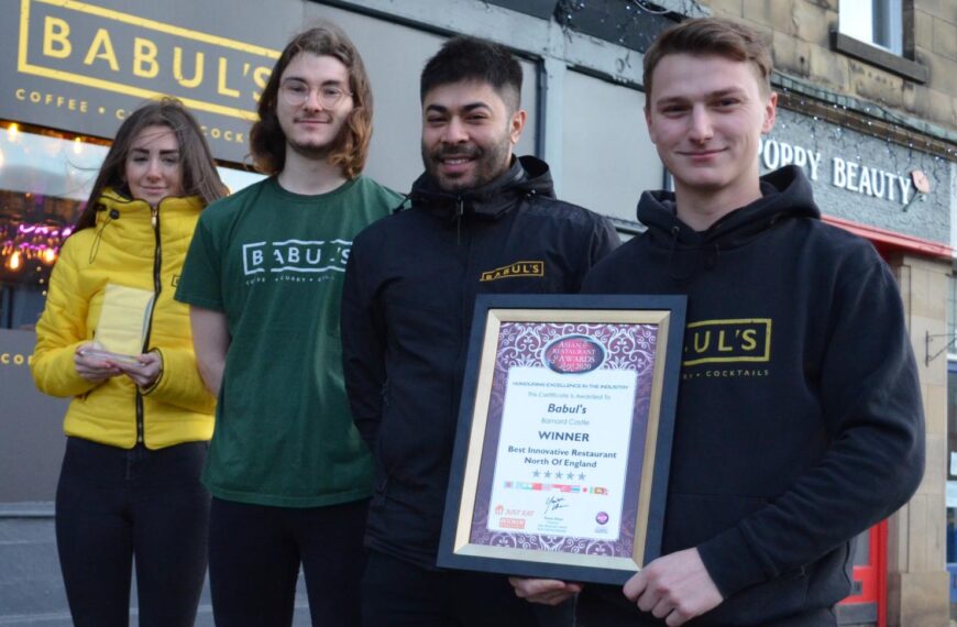 Restaurant cooks up award for…