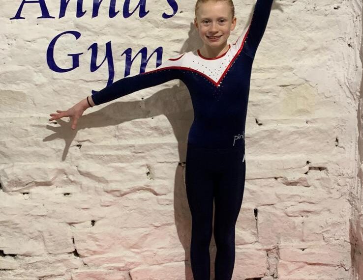 Gymnast smashes fundraising target