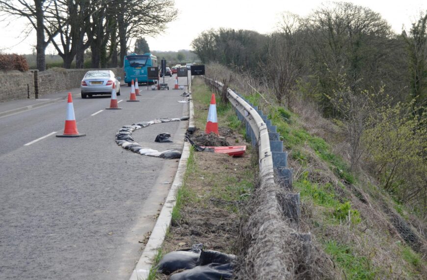 Fresh fears of A67 landslip&hellip;