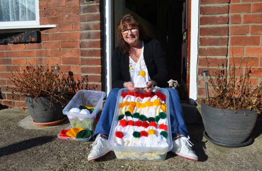 It’s hats off to knitter Jill