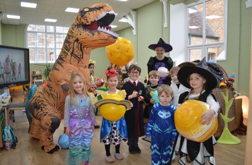 Dino-mite teaching brings smiles to dale pupils