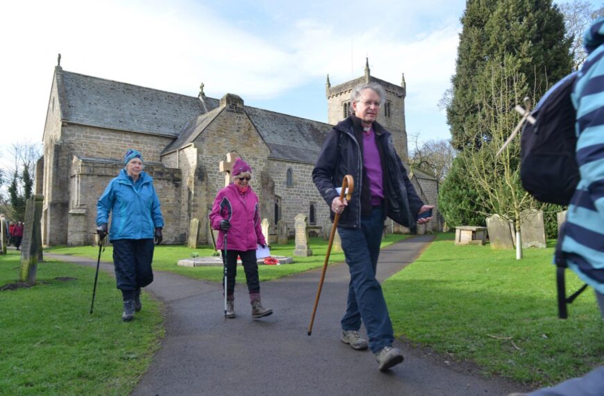 Bishop Paul launches Northern Saints Trails