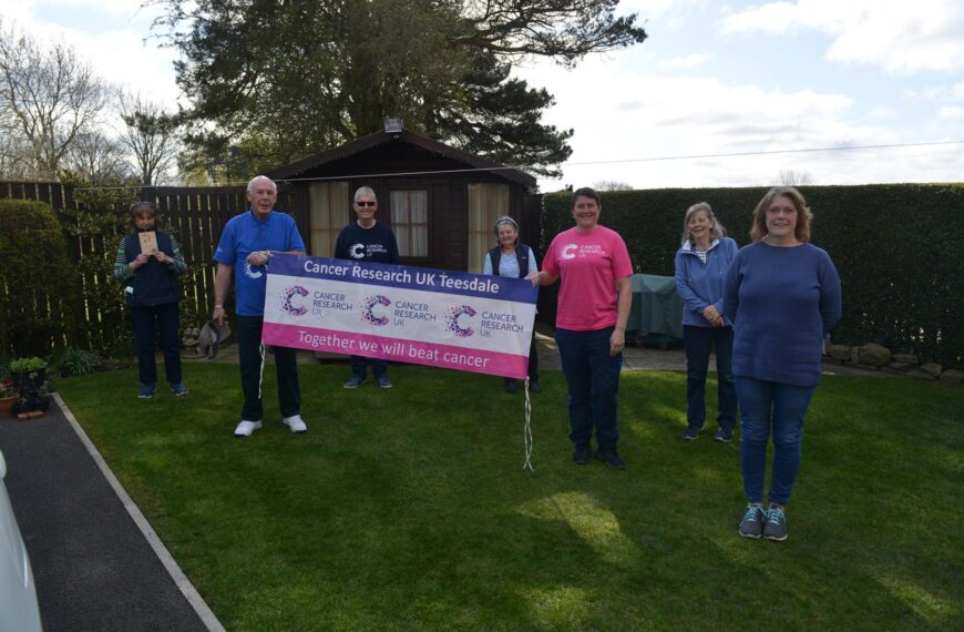 Volunteers step up to raise cash for Teesdale branch of Cancer Research UK