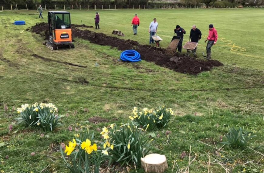Work to improve picturesque cricket…