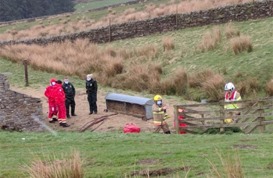 BREAKING NEWS: Two people rescued from deep mine shaft in Teesdale in a major 999 operation