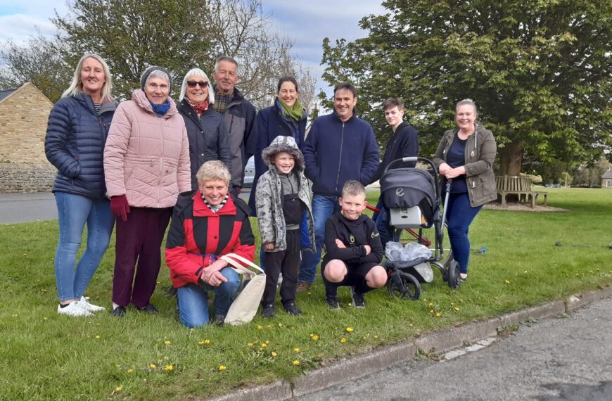OAP’s 100 laps of village…