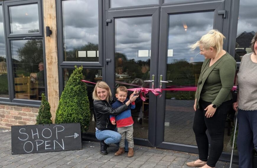 New-look farm cafe reopens after…