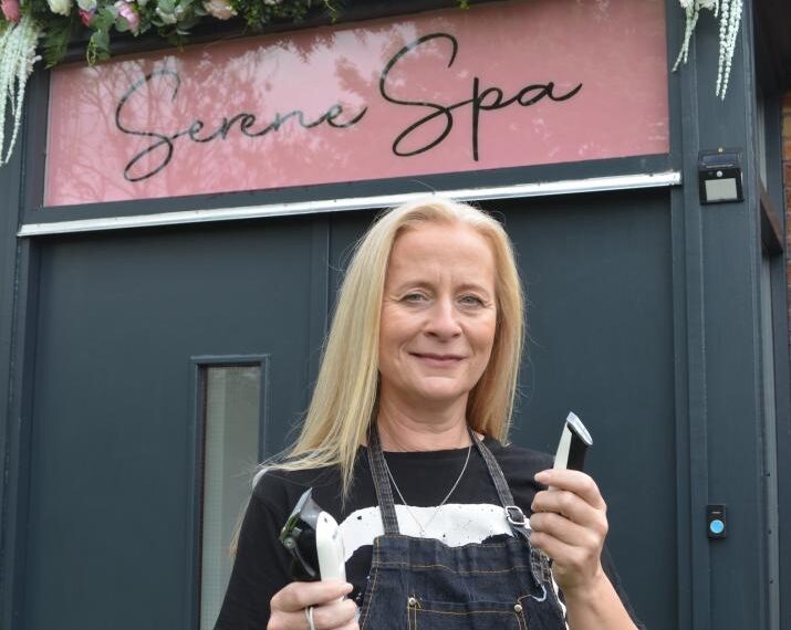 After the chop, Marj retrained…