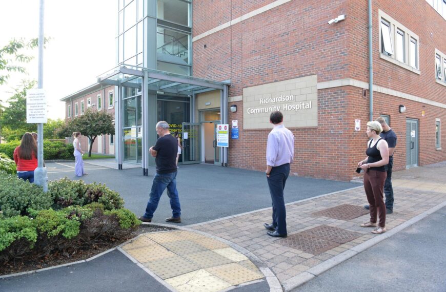 Good attendance at drop-in vaccine…