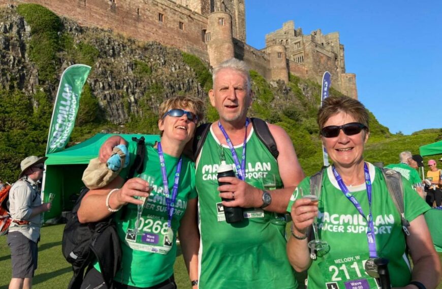 Family beat the heat to complete charity trek
