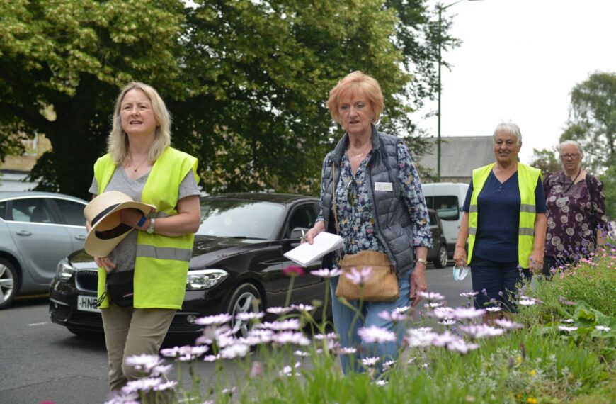 Villagers work together to impress Northumbria in Bloom judges