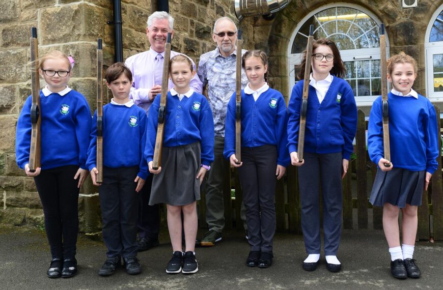 Ramshaw pupils learn rifle drill&hellip;