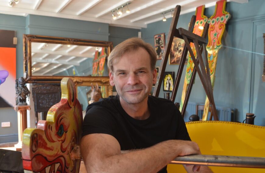 Artist Paul ventures into the antiques trade