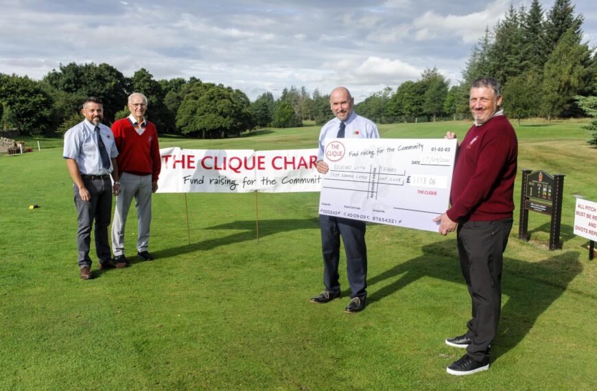 Golfers do their bit for…