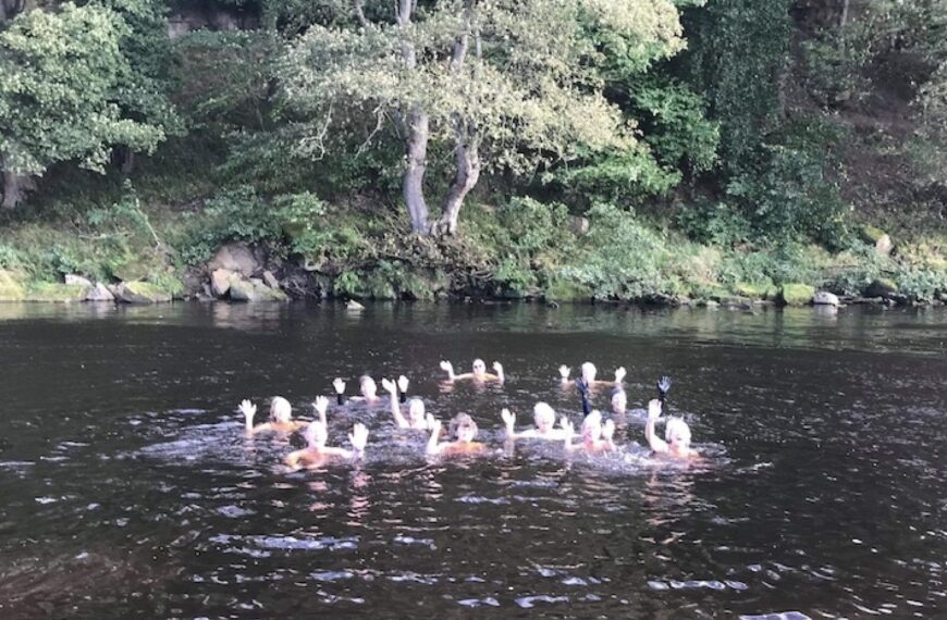Swimmers unique take on a…
