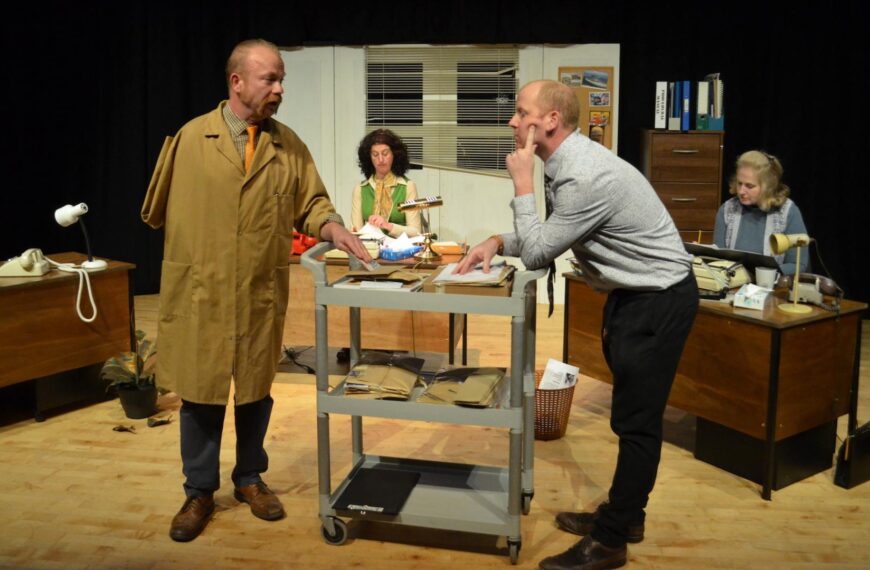 Welcome back – players tackle Alan bennett’s take on life with gusto