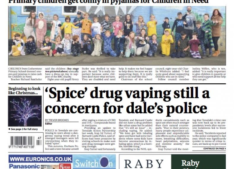 Hitting the headlines this week…