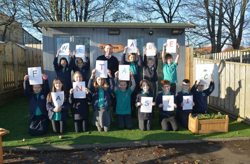 Primary receives top marks in…
