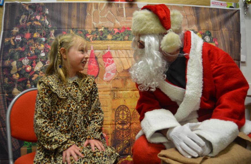 Santa drops in on Startforth’s…