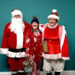 Doorstep Santa proves a hit with children…
